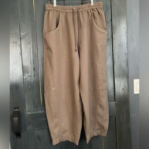JOIE sz L Women’s Taupe drawstring pull on pants